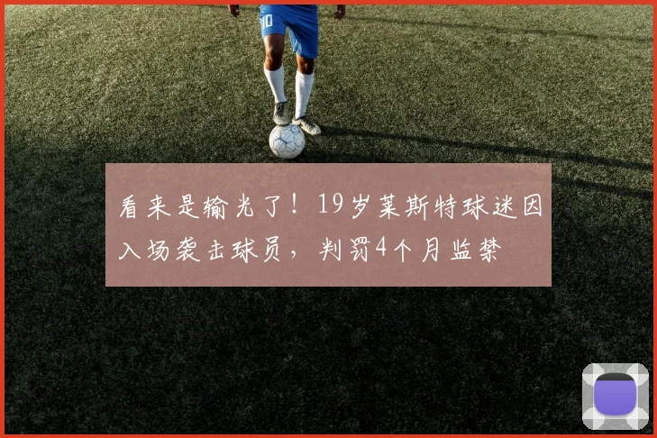 看来是输光了！19岁莱斯特球迷因入场袭击球员，判罚4个月监禁
